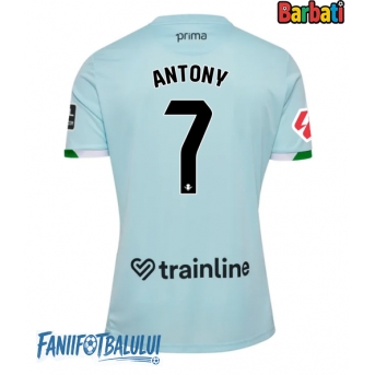 Real Betis Antony #7 Tricou Fotbal Replică 2025-26 Barbati Deplasare